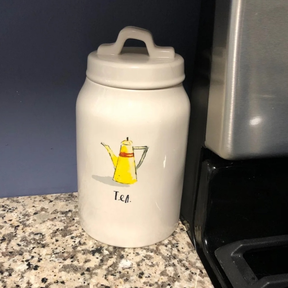 Rae Dunn tea canister